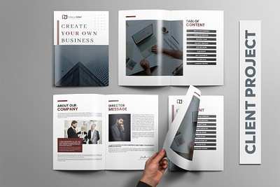 Company Profile Design annual report brochure design