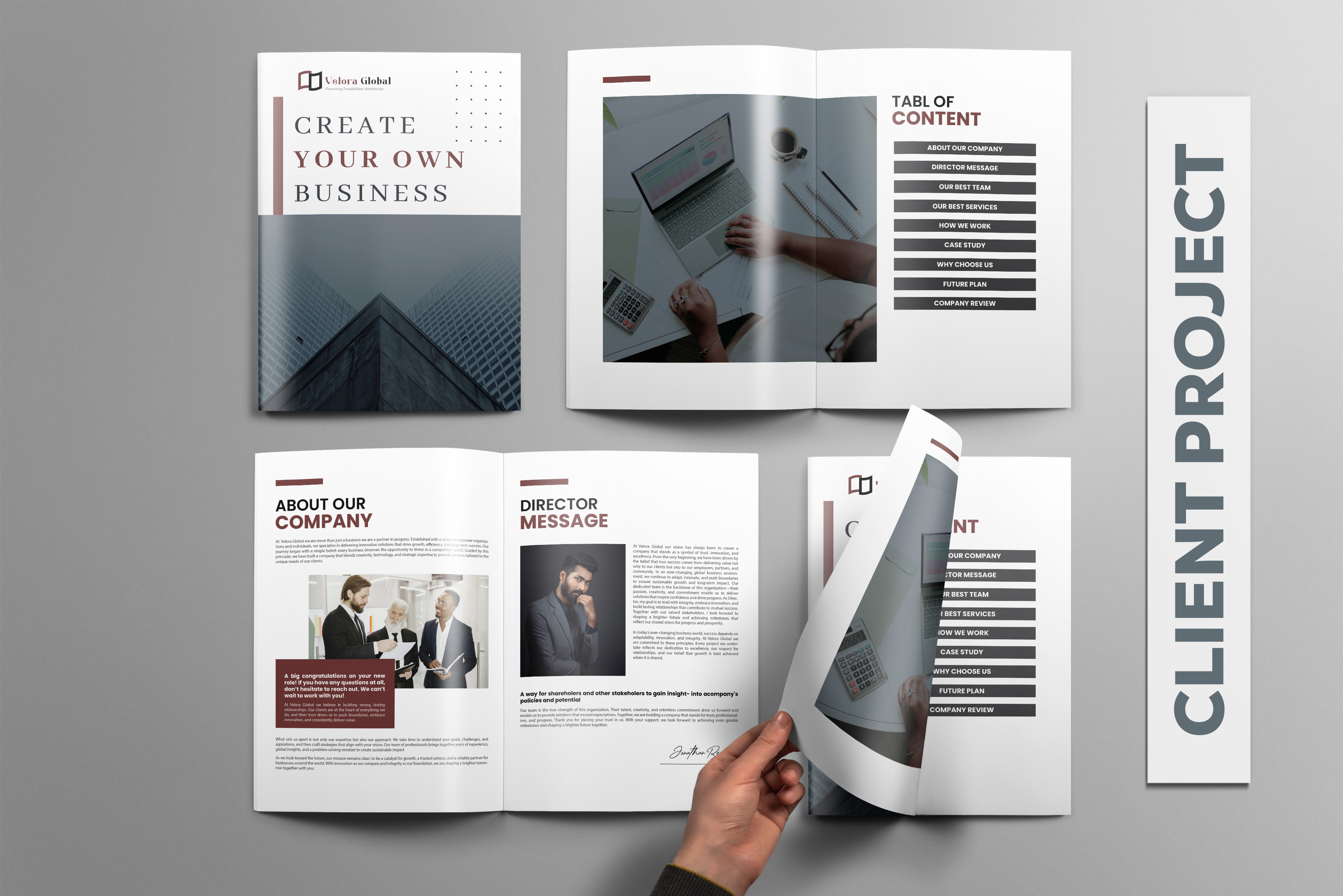 Example of Company Profile Design