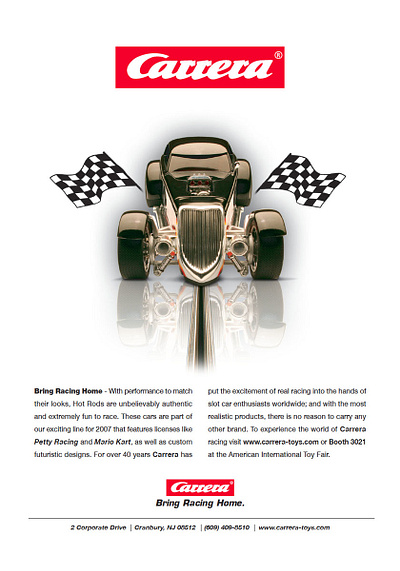 Carrera of America - magazine ad advertising branding design graphic design