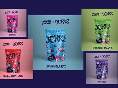 Dorks - Nerds Covered Gummies - THC Product