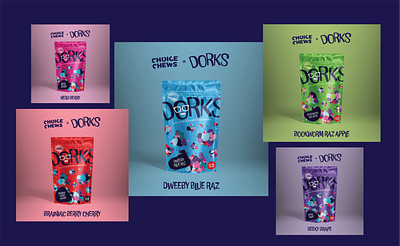 Dorks - Nerds Covered Gummies - THC Product