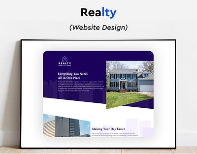 Realty PRO Newsletter Page Design app branding design graphic design illustration logo mobile design ui ux vector