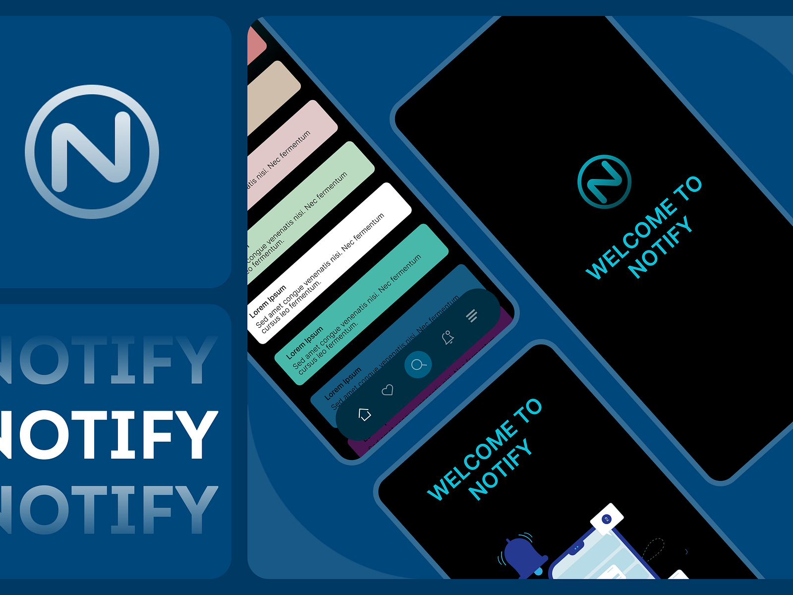 NOTIFY by Jay Lalwani on Dribbble