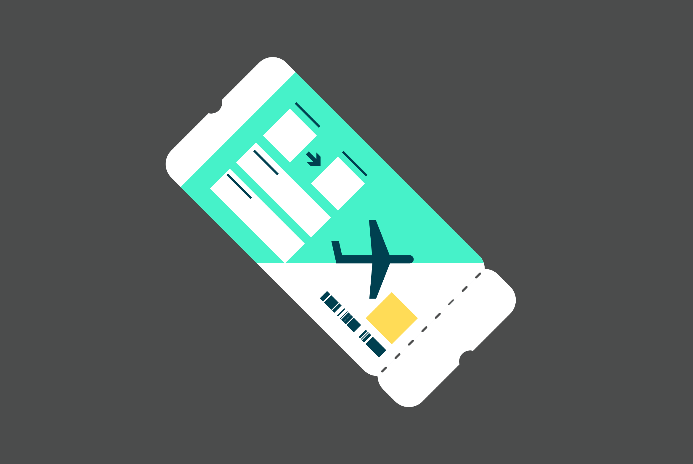 Plane ticket app branding design graphic design illustration logo typography ux vector