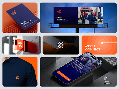Mech Connect for Logo presentation design automotive branding design graphic design logo logo design minimalist modern motion graphics pitchdeck presentationdesign productdesign professional professional design typography ui design user interface ux design