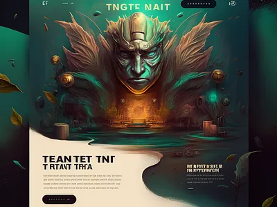 NFT Landing Page Design ai cuberto graphic design illustration midjourney nft ui