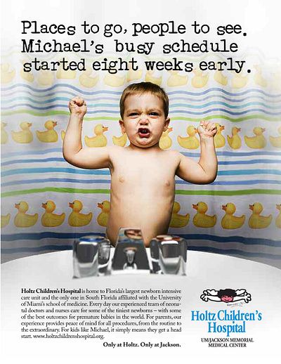 advertising advertising advertising agency award branding campaign concept design graphic design headline holtz childrens hospital layout
