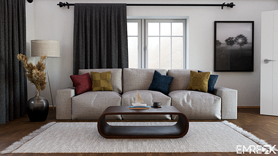 Living Room 3d blender blender3d cg design draw interior render