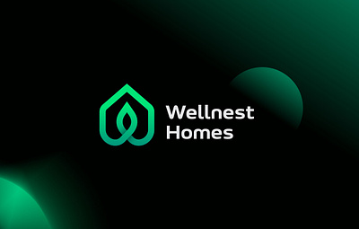Wellnest Homes - W logo, W letter, Real estate logo, UI, Web 3d app branding creative logo design illustration logo logo design logo designer modern logo ui w construction logo w home logo w house logo w letter logo w logo