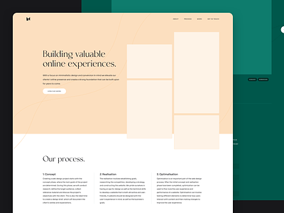 Mathijslemmers.com - Redesign ai beige concept design homepage introduction layout moneta optimalisation personal portfolio realisation sora ui ux web webdesign website