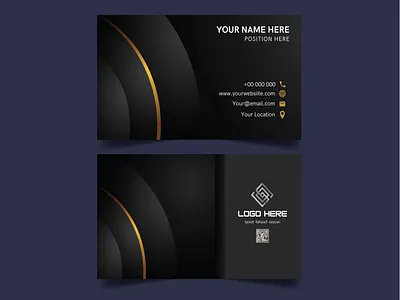 Luxury Business Card Template branding business card design graphic design illustration logo luxury modern design name card professional unique design vector visiting card