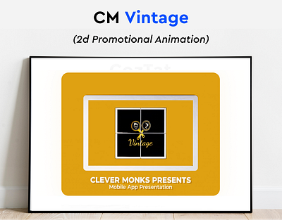 Vintage App Promo Design app branding design graphic design illustration logo mobile design ui ux vector