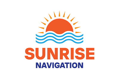 Minimalist Logo For "Sunrise Navigation" best logo best logo designer branding business logo create logo flat logo design graphic design logo logo creation logo design logo expert logo maker luxury logo minimalist minimalist logo premium logo ship logo