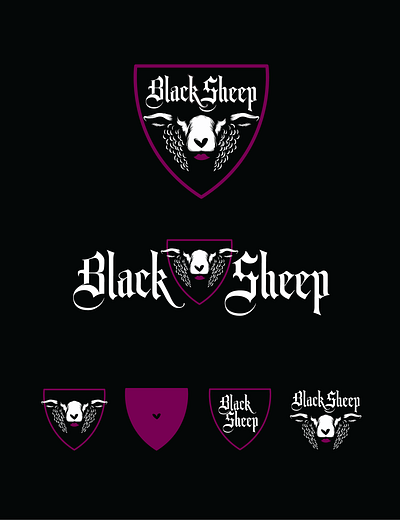 branding bar black sheep branding design graphic design logo