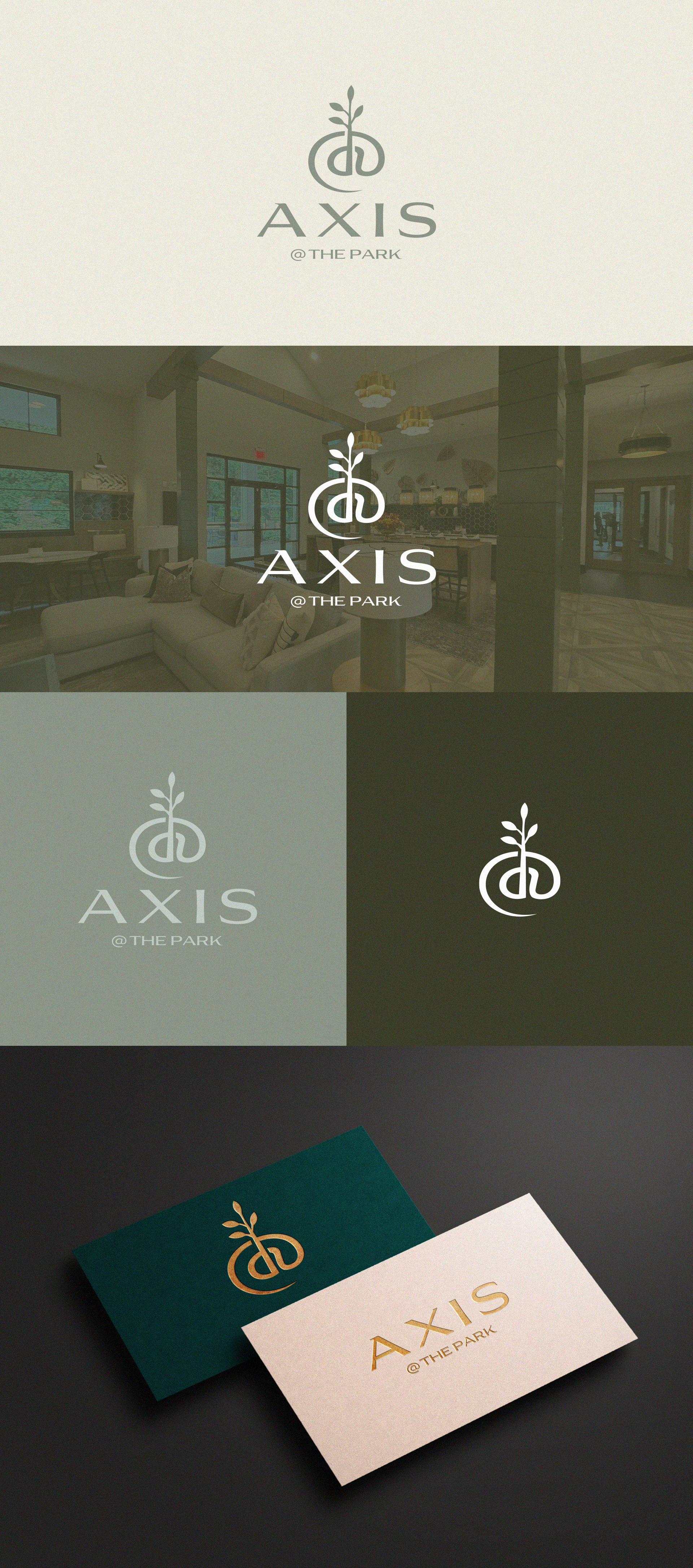 Axis at the Park logo branding corporate graphic design illustration logo modern
