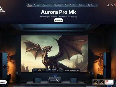 Re-Designing - NEXIGO Home Page - Web ui