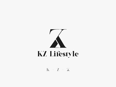 KZ Lifestyle Logo Design (unused) branding clothing brand logo corporate logo design graphic design kz latter logo logo logo design