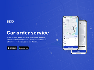 Car Order Service | BBGO app carorder carservice delivery design illustration logo orderservice taxi ui ux