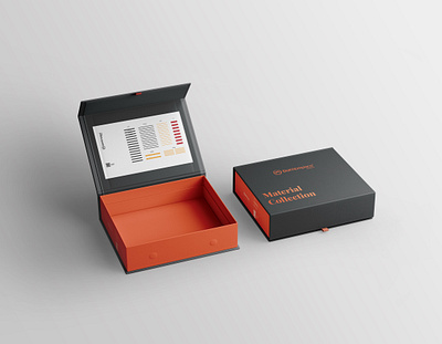 Material Collection Box Design graphic design