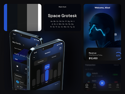 Vero – Smart Banking App app banking dark theme dashboard finances fintech mobile mobile app ui ux