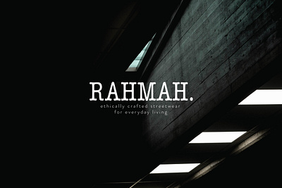 RAHMAH CLOTHING BRAND branding design graphic design