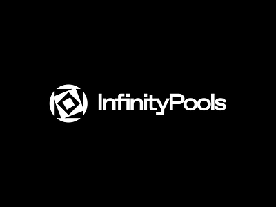 InfinityPools bitcoin branding crypto cryptocurrenty ethereum graphic design infinity logo pools vortex