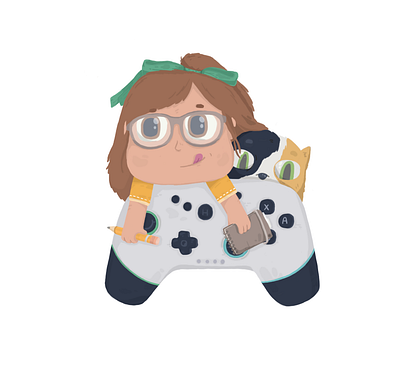 My new avatar comes with games and projects :) 2d concept game illustration photoshop procreate proyect