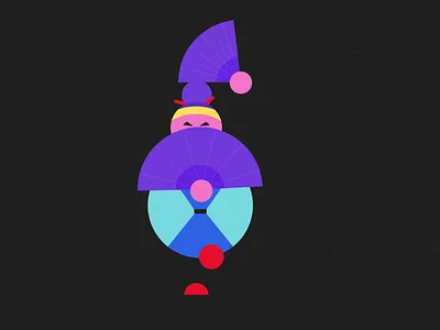 Ninja 2d animation adobe after effects animation character animation character design design fans illustration kitana motion design motiongraphics ninja