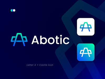 Modern Logo Design, Letter A + Castle icon. a letter logo a logo analyze app logo design brand identity branding cybersecurity data data analysis futuristic it security letter logo mark logotype monnogram network security app software symbol technology logo