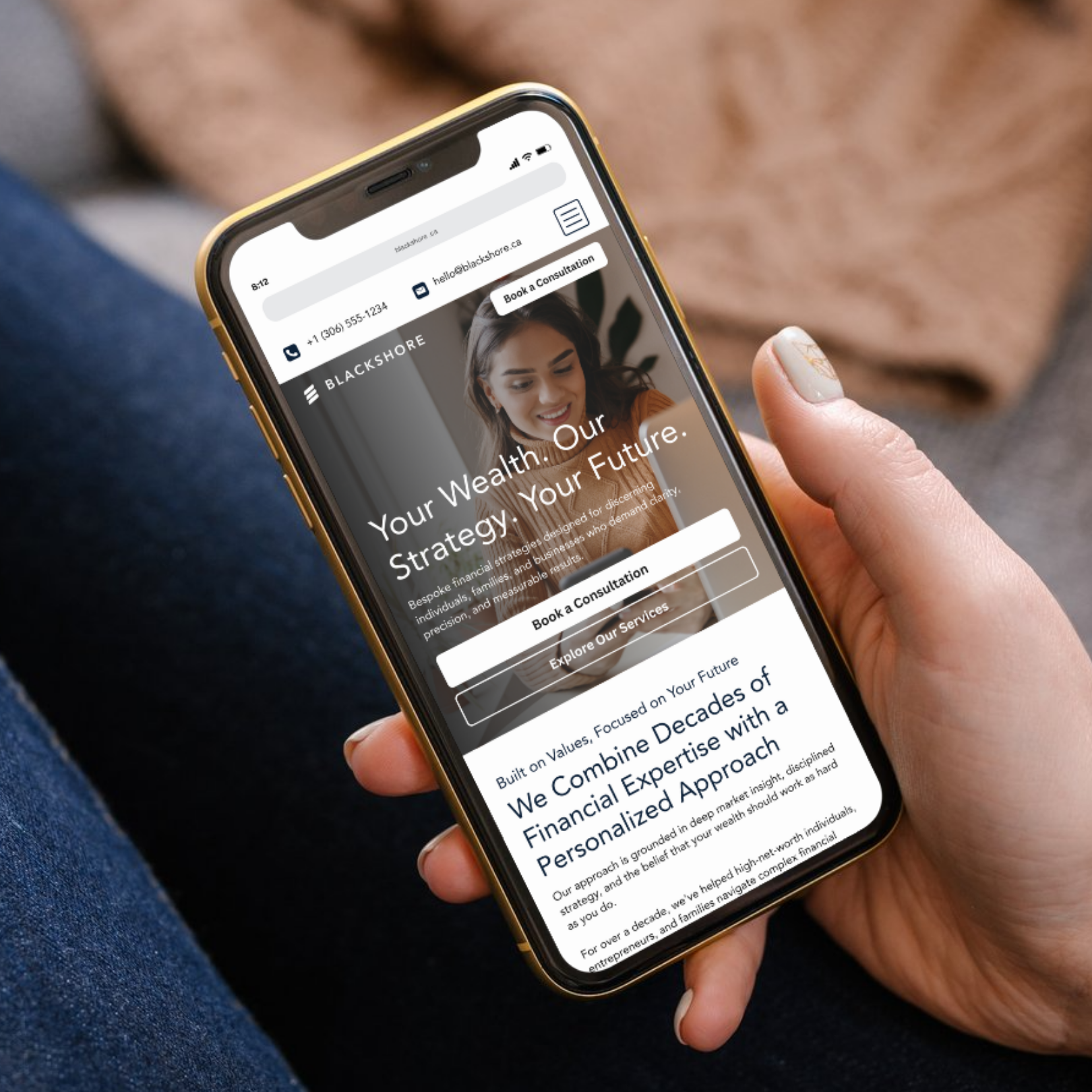 Example of Wealth Management Website Project