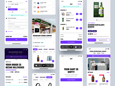 Duffle iOS App app cart page checkout delivery flow design ecommerce hologram home page ios shop ios store iso app mobile app online store product page purchase flow quickcommerce store page ui ux design
