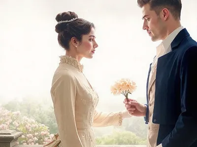 The Handsome SUITOR cover art work graphic design historical romance regency