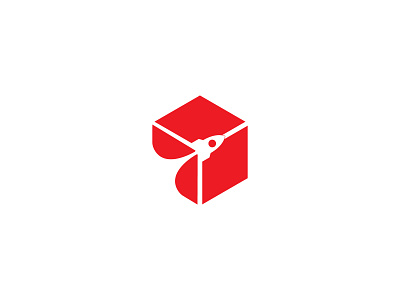 Parcel Courier Company Logo branding courier logo custom logo delivery logo design graphic design illustration logo logo design minimalist logo parcel courier company parcel delivery logo parcel logo rocket box logo rocket parcel logo vector