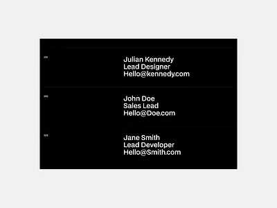 The Blueprint - Info 14 Section minimalism