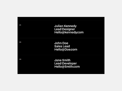 The Blueprint - Info 14 Section minimalism