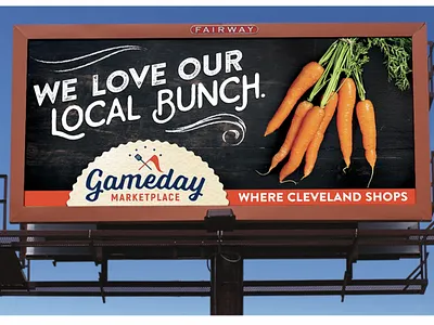 OOH advertising advertising agency billboard campaign design graphic design grocery store ooh outdoor advertising typography