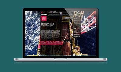 microsite branding digital digital design drilling graphic design layout microsite oil and gas page weatherford