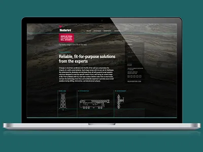 microsite branding digital drilling graphic design microsite weatherford website