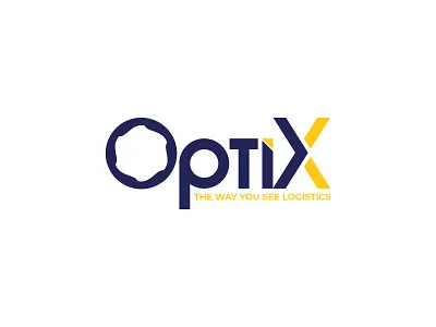 Optix Logistics Software Company Logo branding custom logo design graphic design logistics software logo logo logo design minimalist logo optix software logo software logo vector