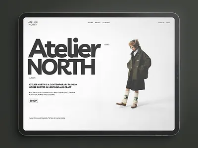 Heritage-Modern Fashion Website Design branding clothingbrand ui ux uxdesign webdesign