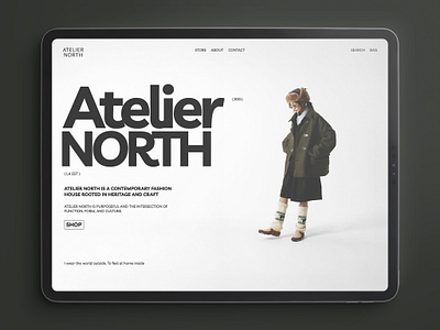 Heritage-Modern Fashion Website Design branding clothingbrand ui ux uxdesign webdesign