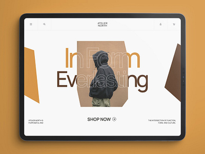 Minimal Luxury Fashion Website Concept fashion fashionbrand ui ux uxdesign webdesign