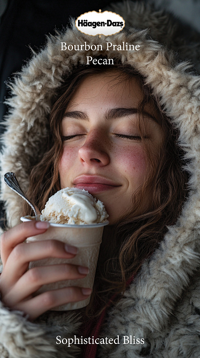 Häagen-Dazs Ad Campaign advertising art direction campaign food beverage ice cream luxury posters