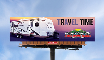 billboard advertising billboard concept design headline out of home recreation vehicle rv travel