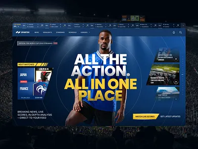 Zportex - Sport news bold dynamic football live scores news news website sport sport news ui