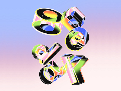 One Day Lettering glass illustration lettering one day