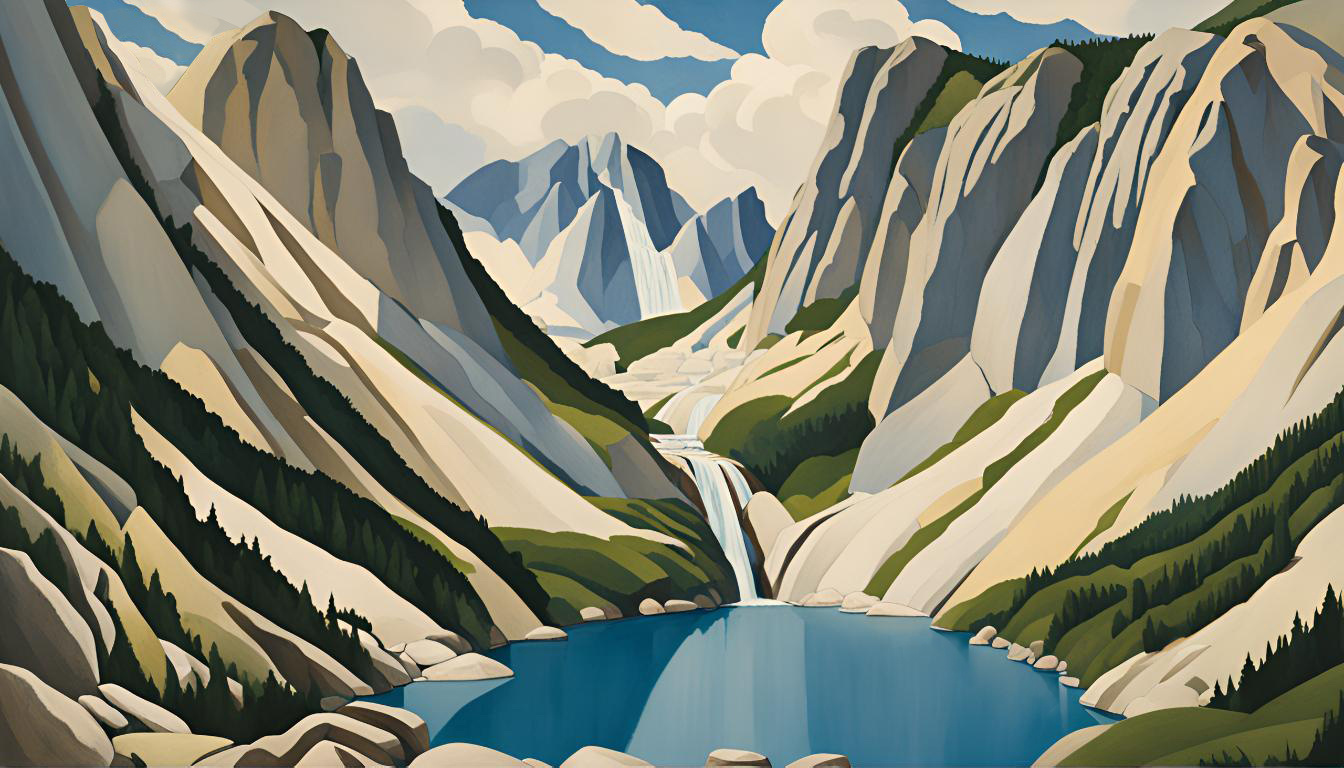 Feasting Pools creative direction design hike illustration landescape landscape rawlyk rawlyk design rawlyk illustration storytelling