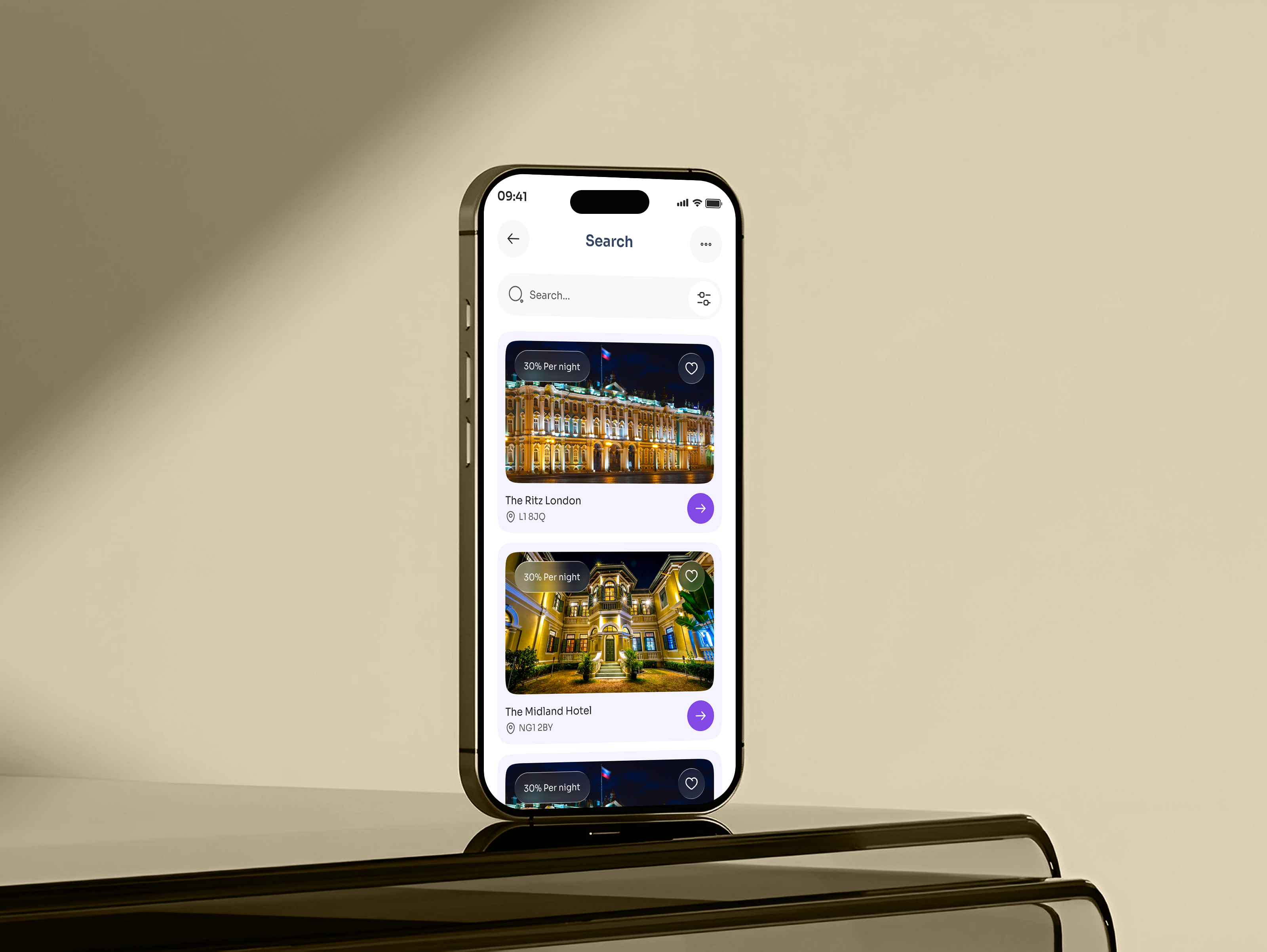 Hotel Booking App -Payment, Filter & Search Screen app design app ui kit book booking booking app city guide gumroad hotel hotel booking hotel booking app itinerary mobile app mobile ui kit real estate travel travel app travelling trip ui kit ui8