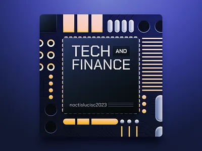 Tech & Finance – Podcast Cover 01 branding illustration podcast