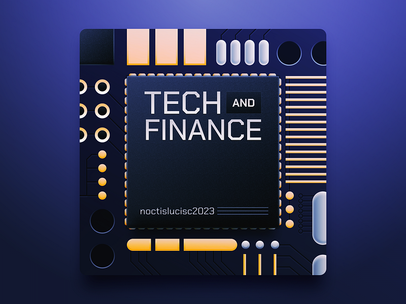 Tech & Finance – Podcast Cover 01 branding illustration podcast